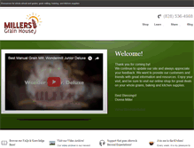 Tablet Screenshot of millersgrainhouse.com